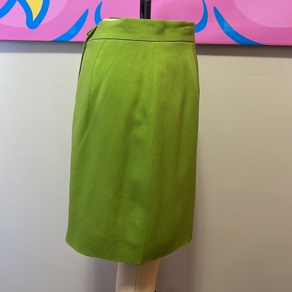 Moschino Cheap Chic Apple Green Straight Skirt The Nanny - Picture 5 of 11